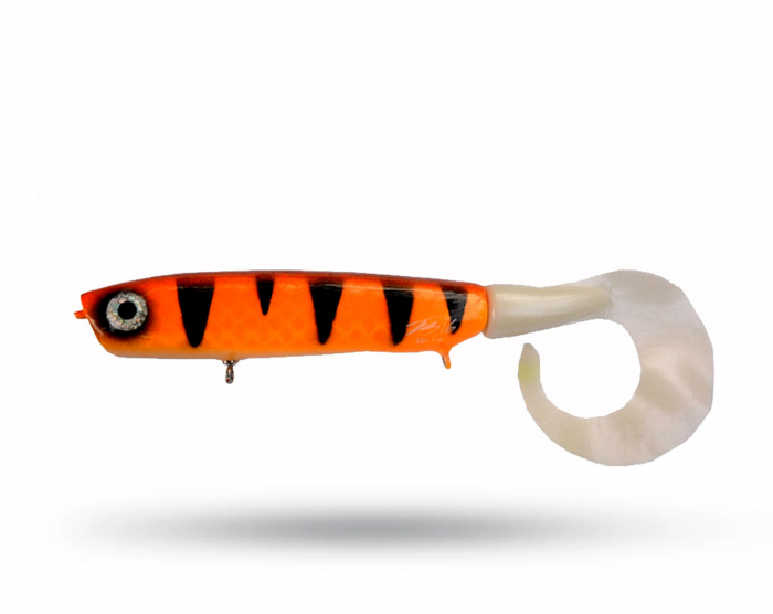 TS Lures Stubby Crank - Orange Tiger i gruppen Fiskedrag / Jerkbaits hos Örebro Fiske & Outdoor AB (TS Stubby Crank-OT)